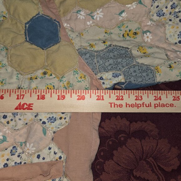 Magnolia Pearl Peach Pink Quilt Tuxedo Tailcoat Jacket Coat - Picture 9 of 10